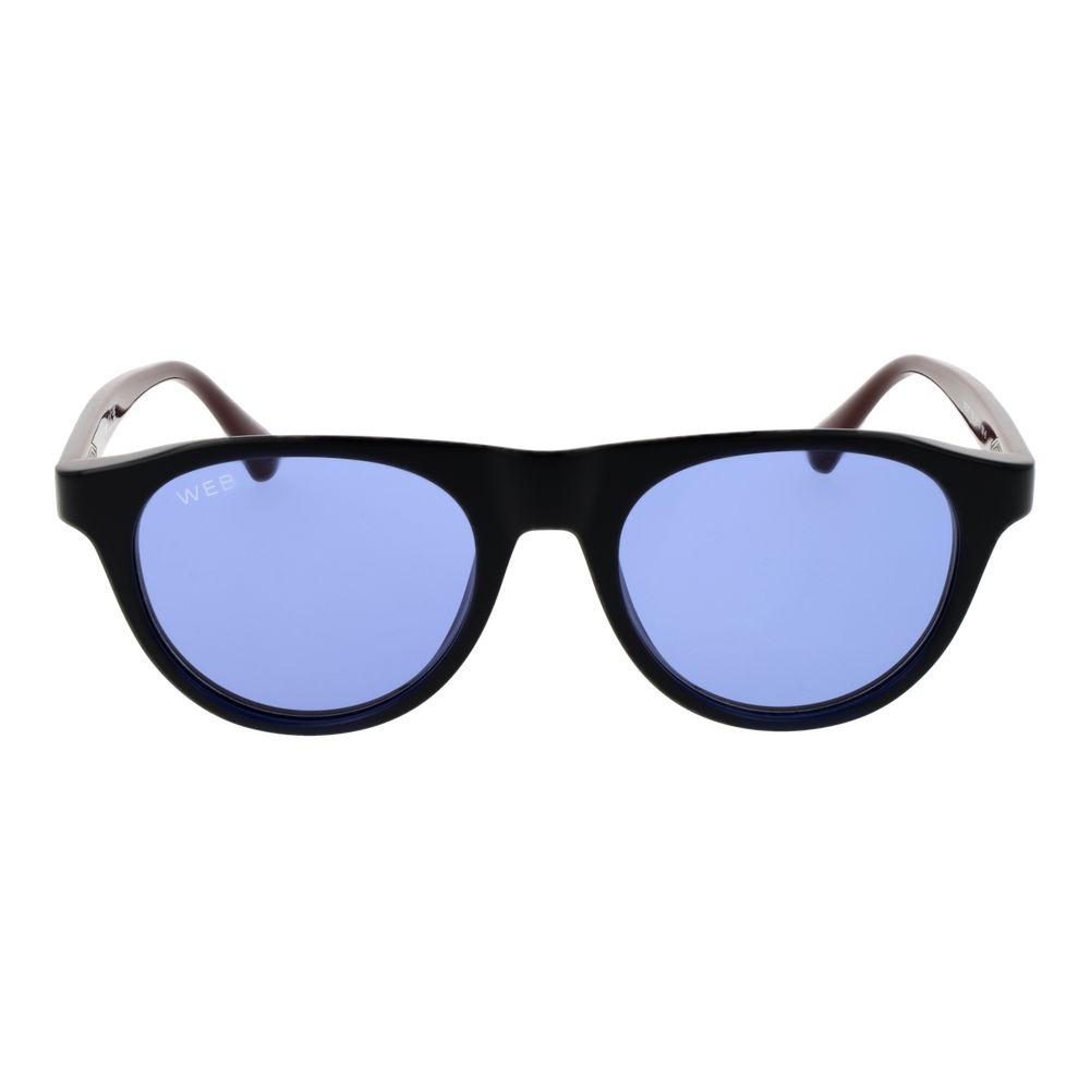 Web Blue Plastic Men's Sunglasses