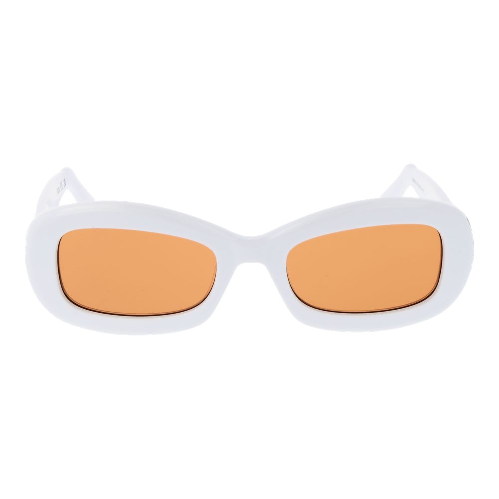 GCDS White Plastic  Sunglasses
