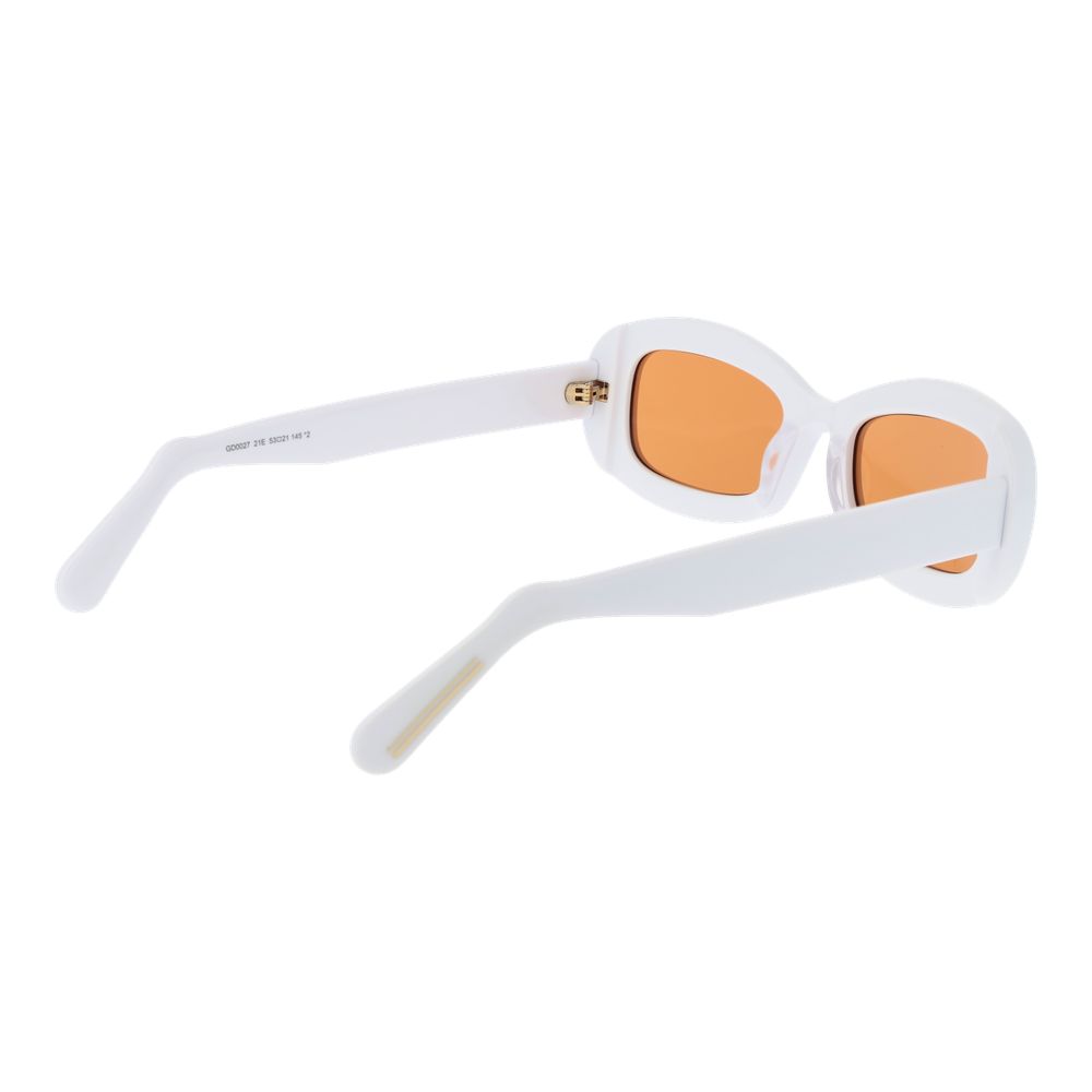 GCDS White Plastic  Sunglasses