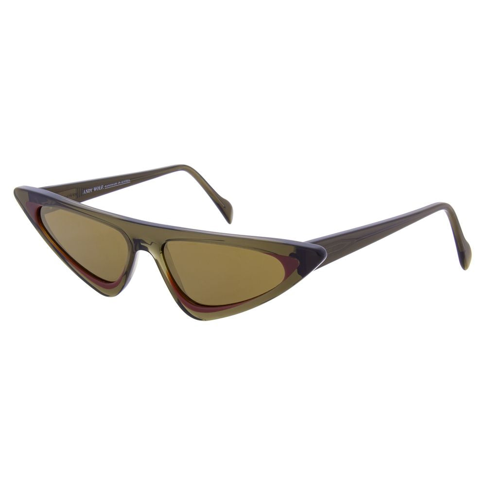 Andy Wolf Bicolor Acetate Women's Sunglasses