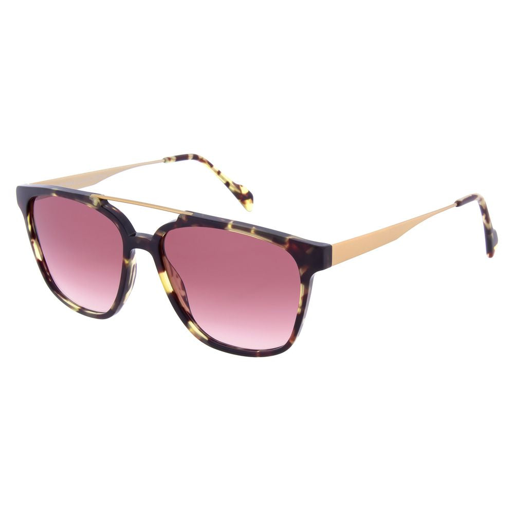 Andy Wolf Brown Metal  Sunglasses