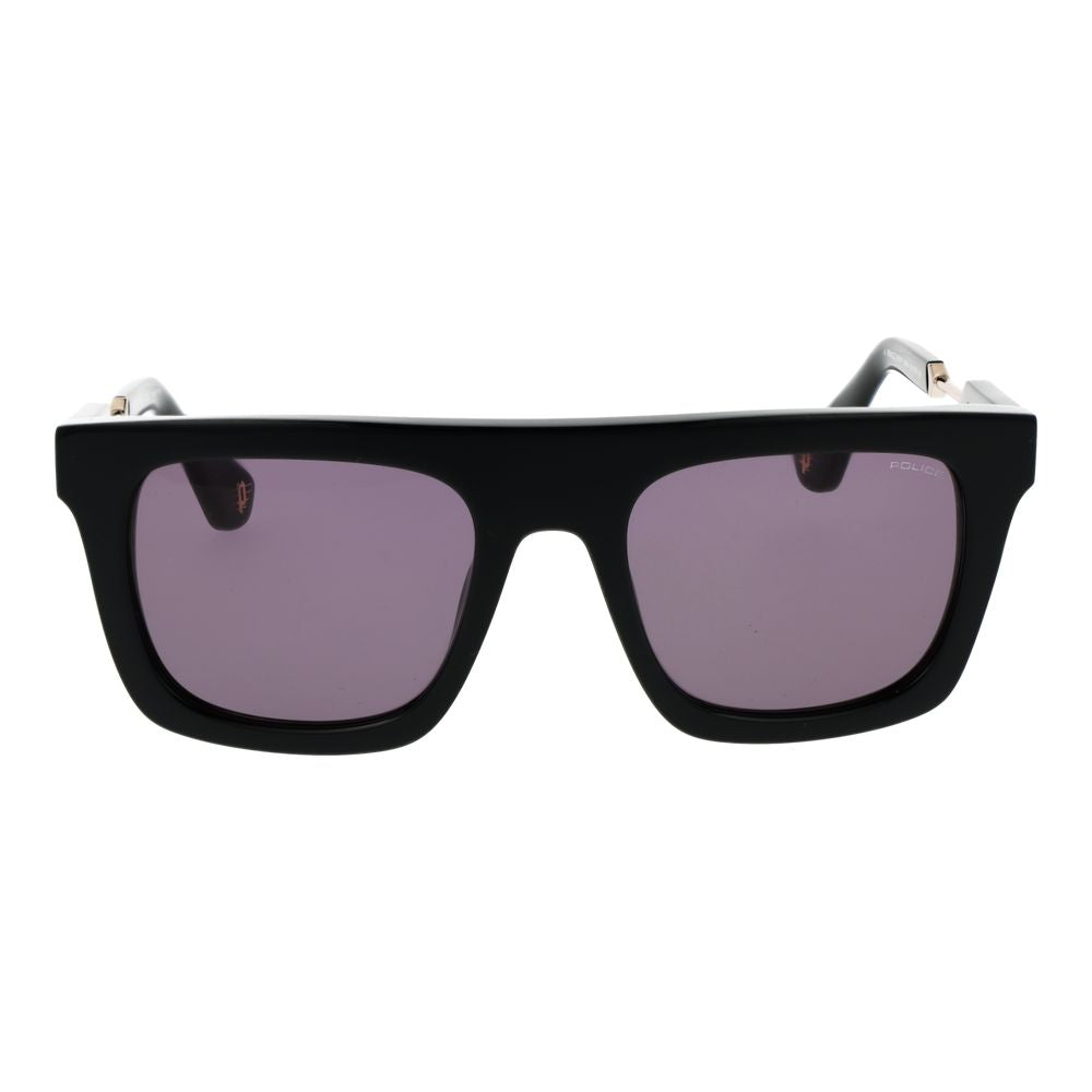 Police Black Cellulose Acetate Men's Sunglasses