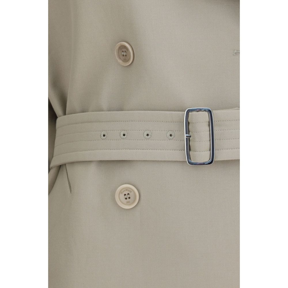 Max Mara Beige Cotton Trench Women's Coat