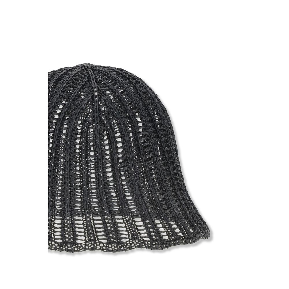 Brunello Cucinelli Black Polyamide Bucket Women's Hat