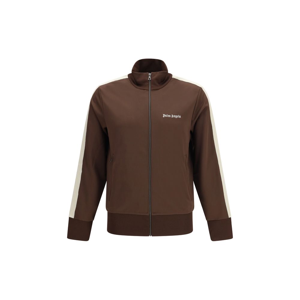 Palm Angels Brown Polyester Shell Men's Jacket