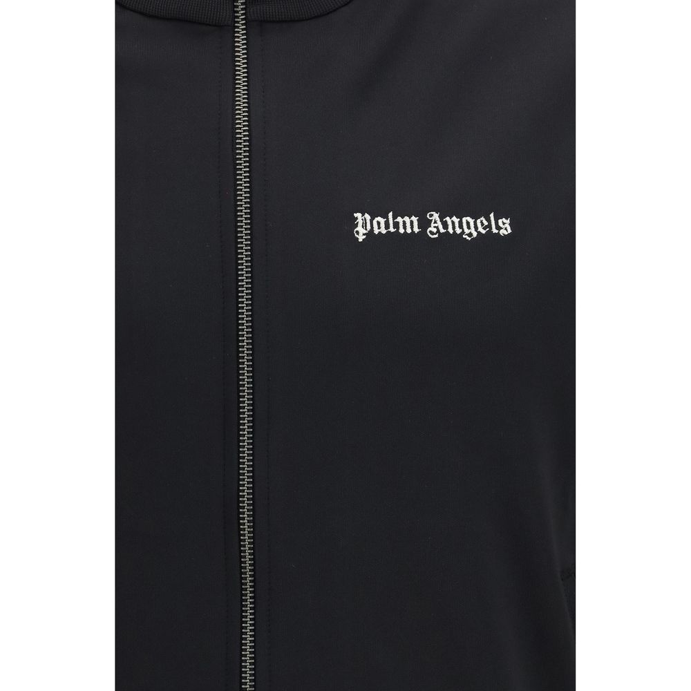 Palm Angels Black Polyester Shell Men's Jacket