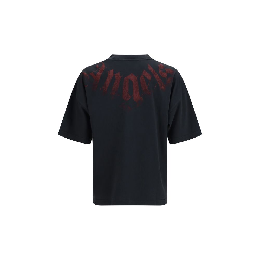 Palm Angels Black Cotton Men's T-Shirt