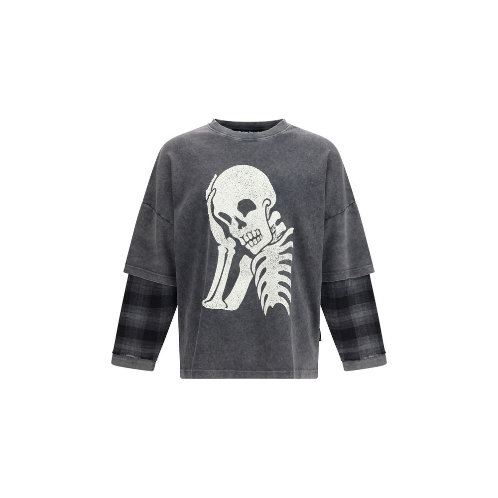 Palm Angels Black Cotton Men's Shirt