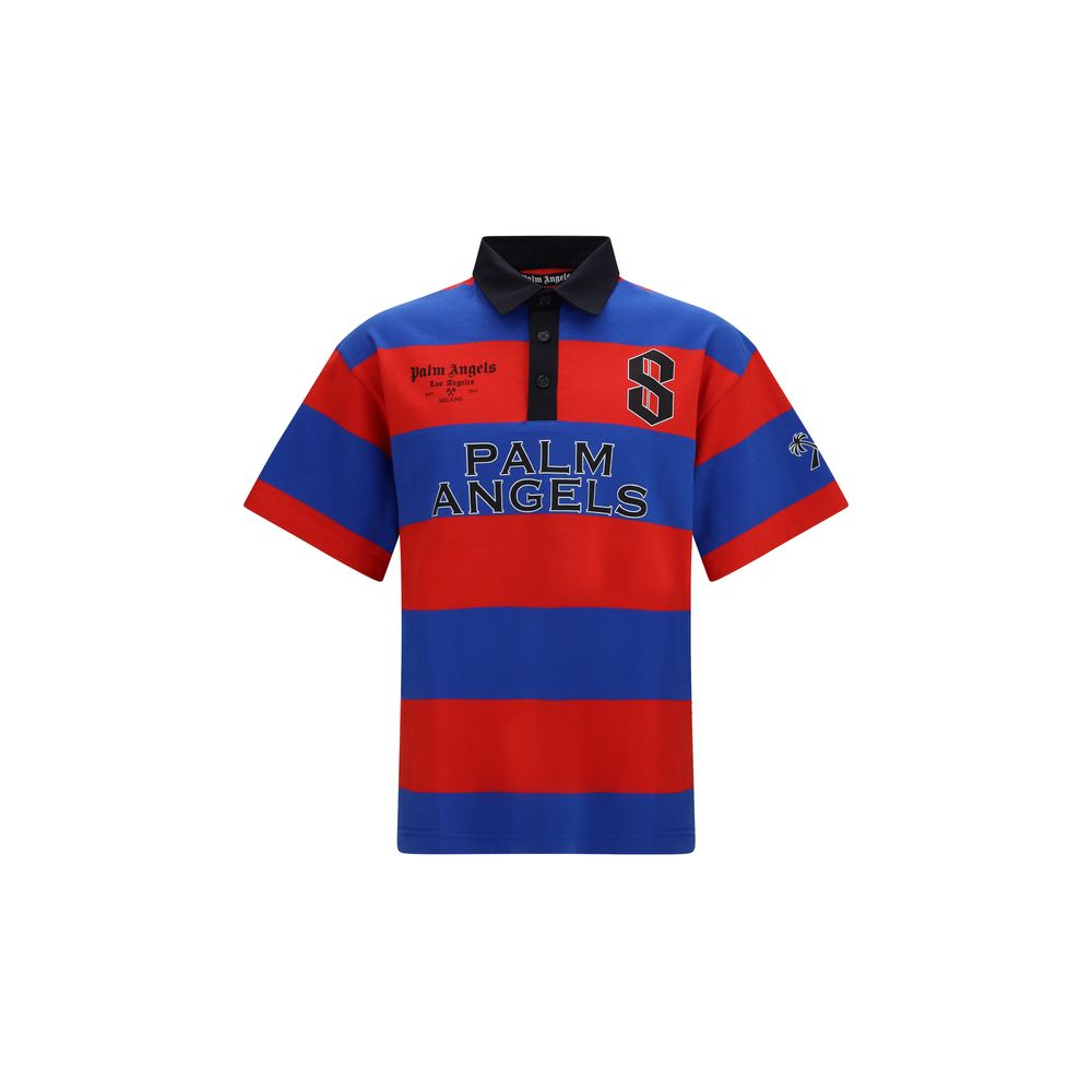 Palm Angels Multicolor Cotton Polo Men's Shirt