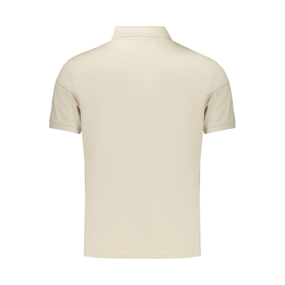 Calvin Klein Beige Cotton Mens Polo Men's Shirt