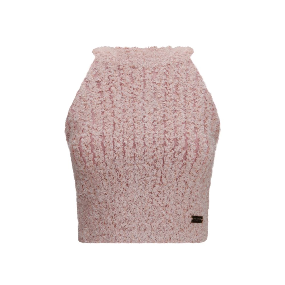 Balmain Multicolor Viscose Sleeveles Women's T-Shirt