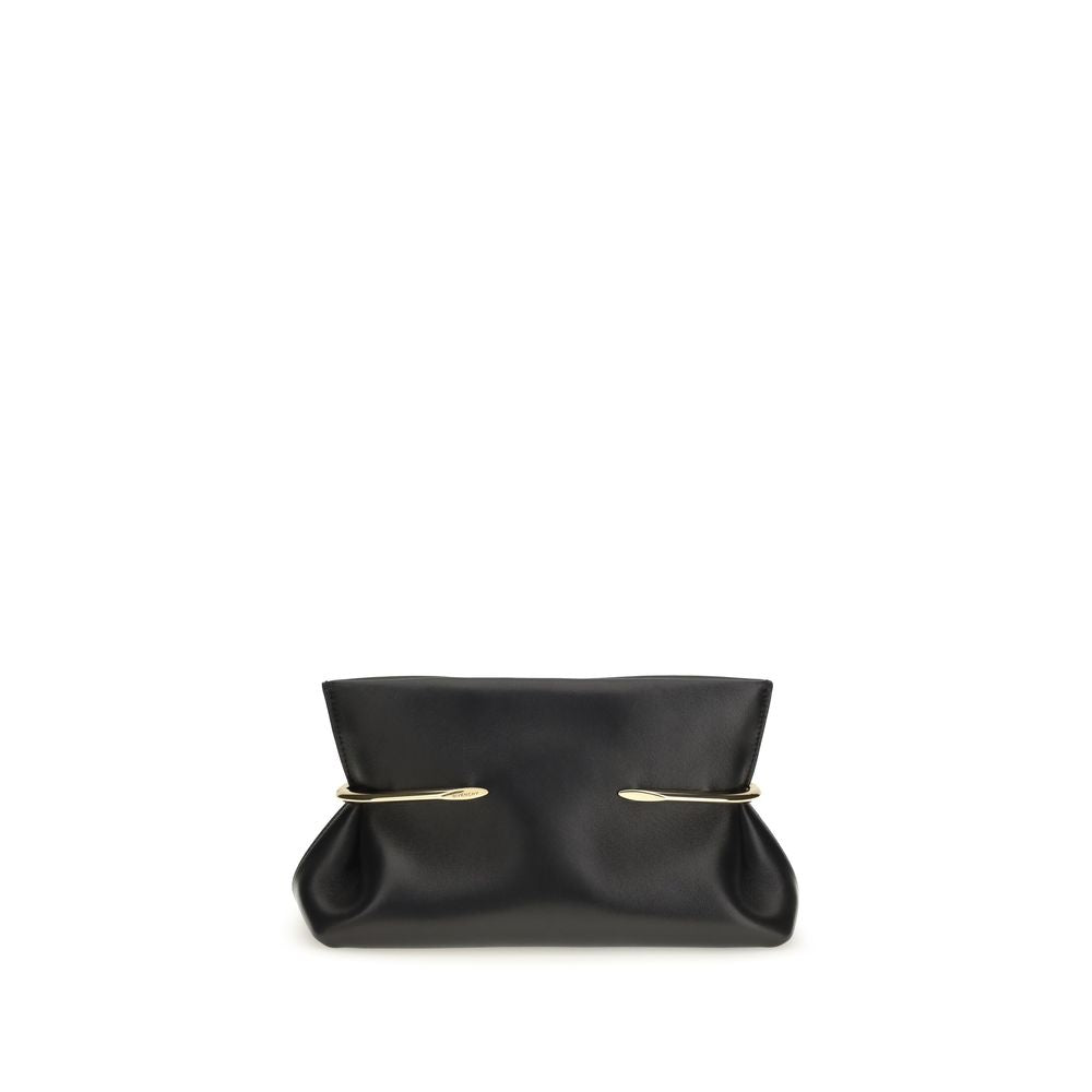 Givenchy Black Napa Leather / Calf Bos Taurus Clutch Women's Bag