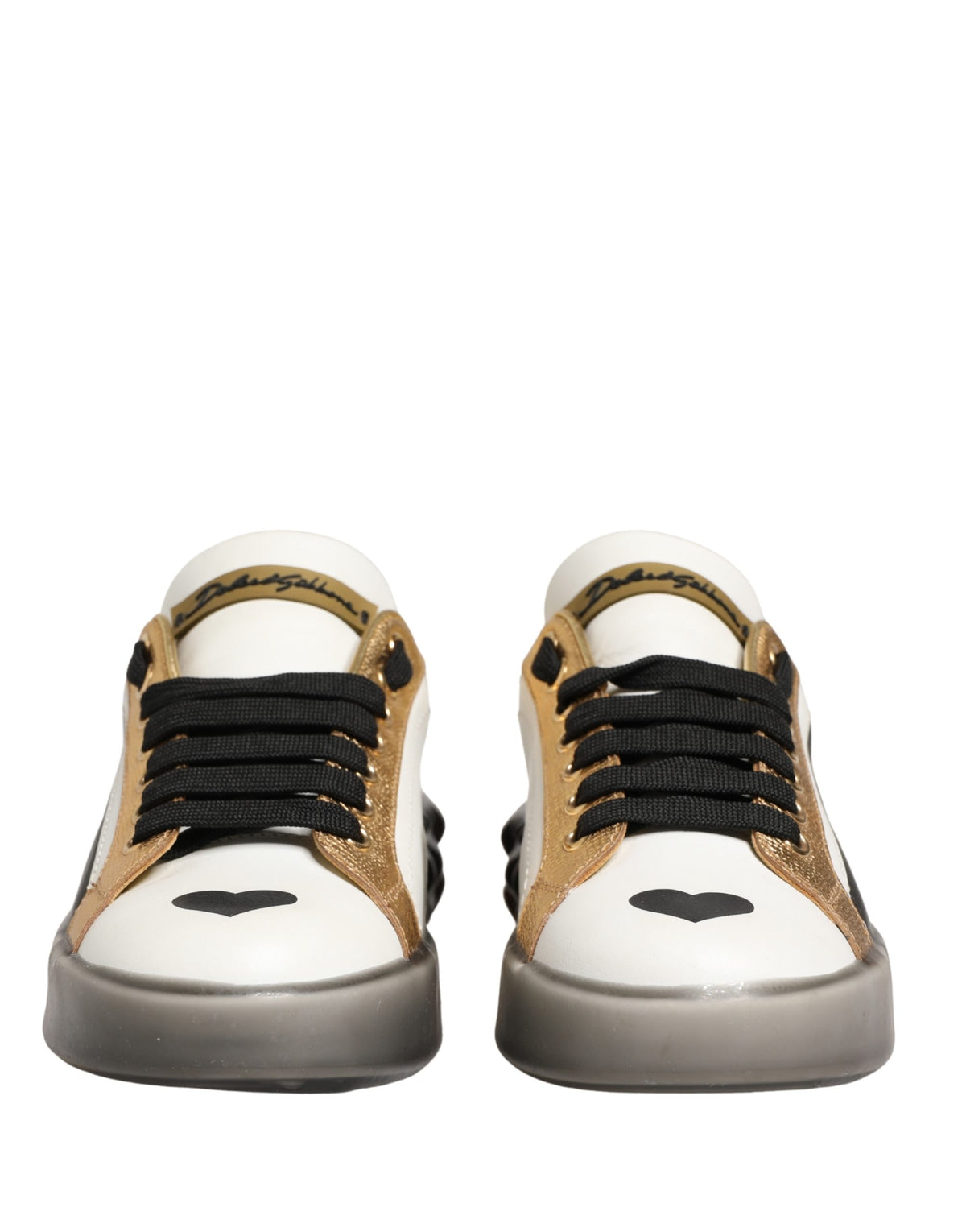Dolce & Gabbana Multicolor Crystal StuddedLOVE Sneakers Women's Shoes