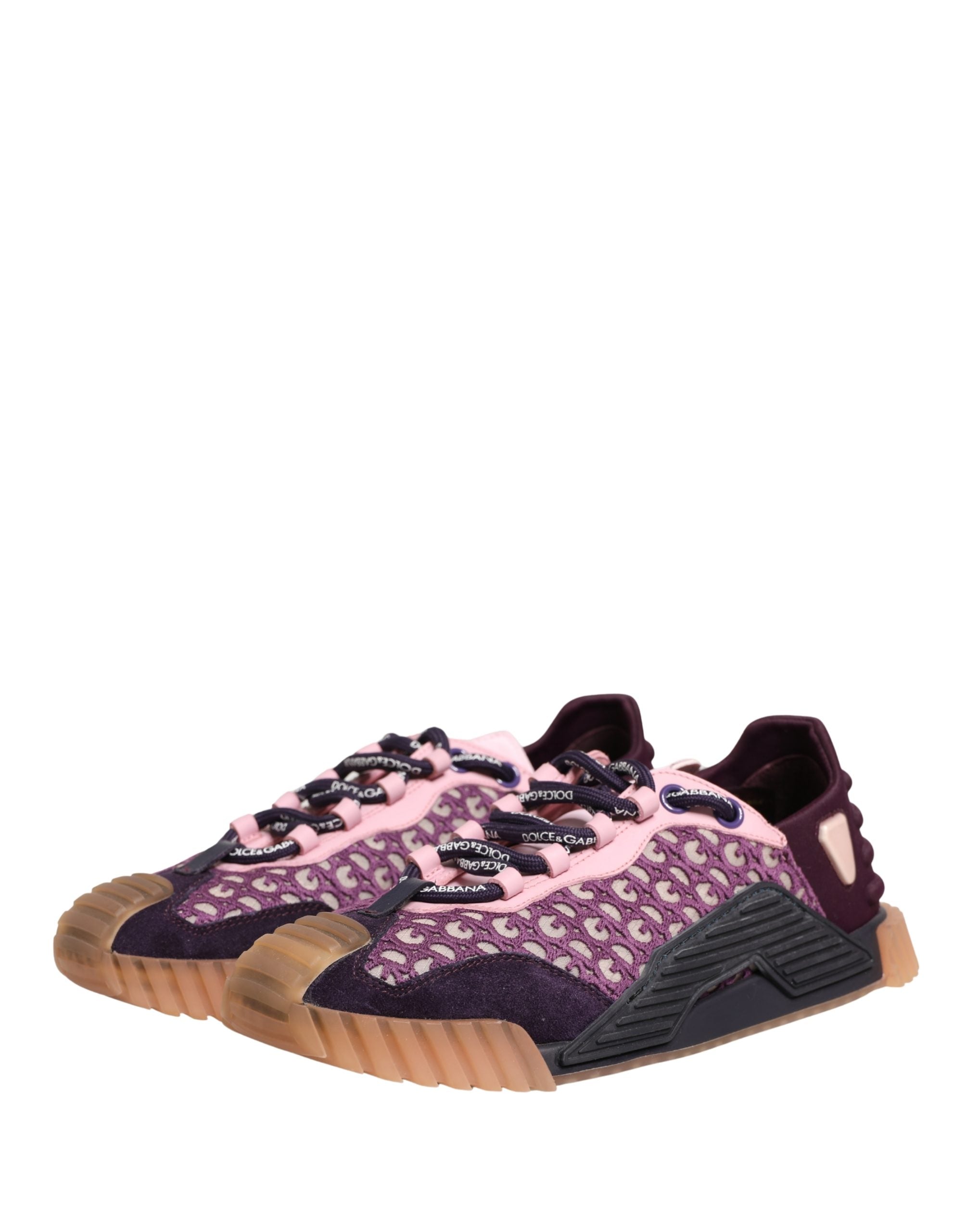 Dolce & Gabbana Multicolor Logo Low Top NS1 Sneakers Women's Shoes