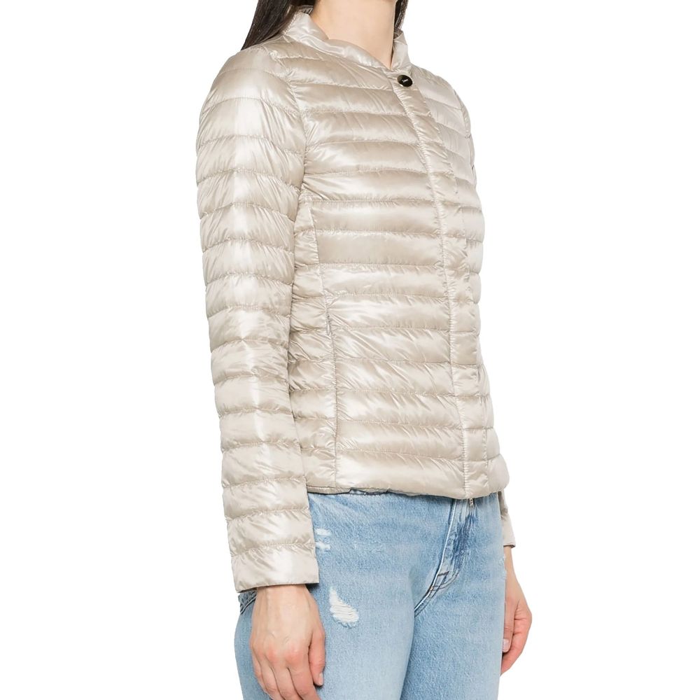 Herno Beige Polyamide Full-Length Women's Jacket
