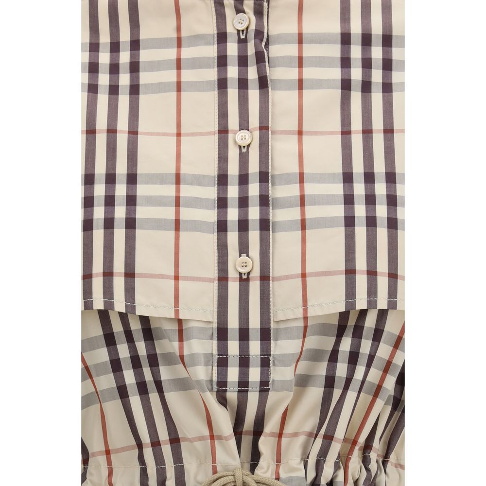 Burberry Beige Cotton Casual Women's Dress
