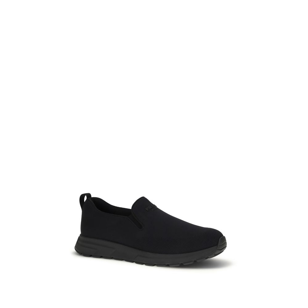 Prada Black Fabric Men's Sneakers