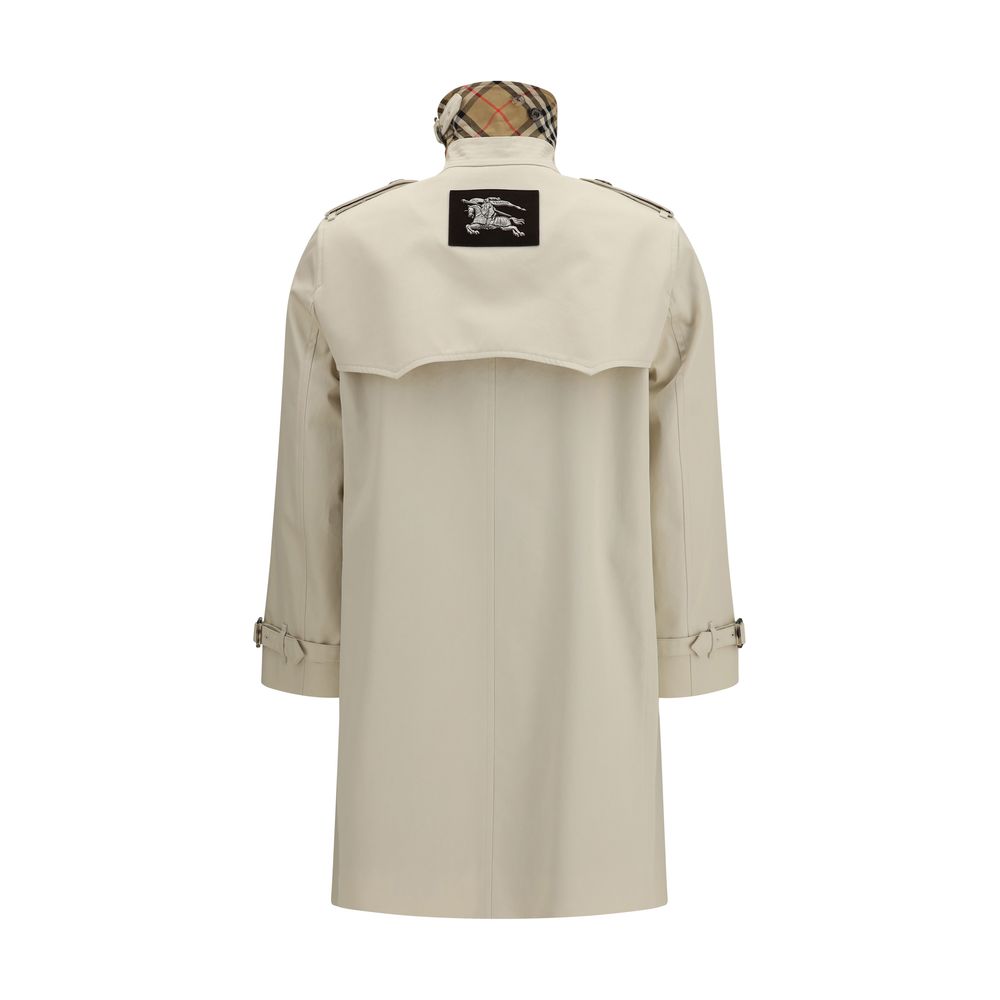 Burberry Beige Cotton Trench Women's Coat