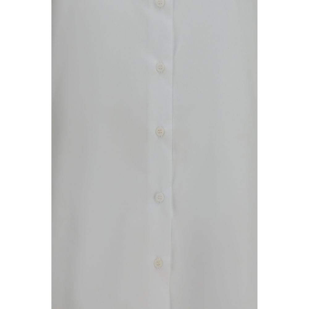 Ermanno Scervino White Cotton Dress Women's Shirt