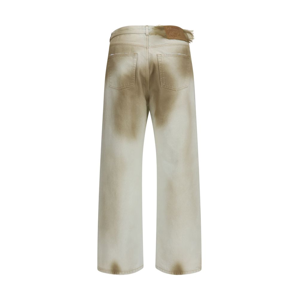 Magliano Beige Cotton Jeans Men's Denim