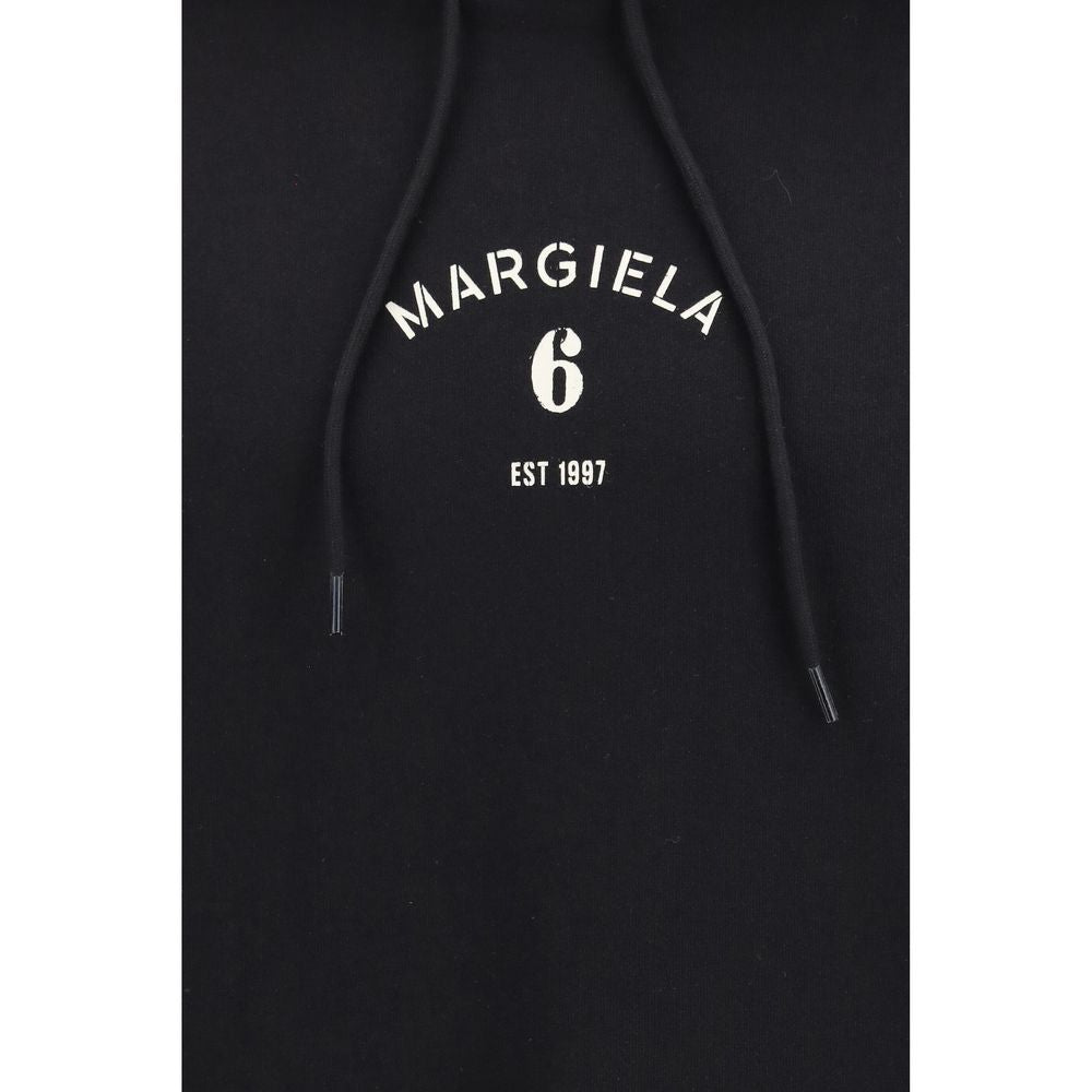 MM6 Black Cotton Men's Sweatshirt