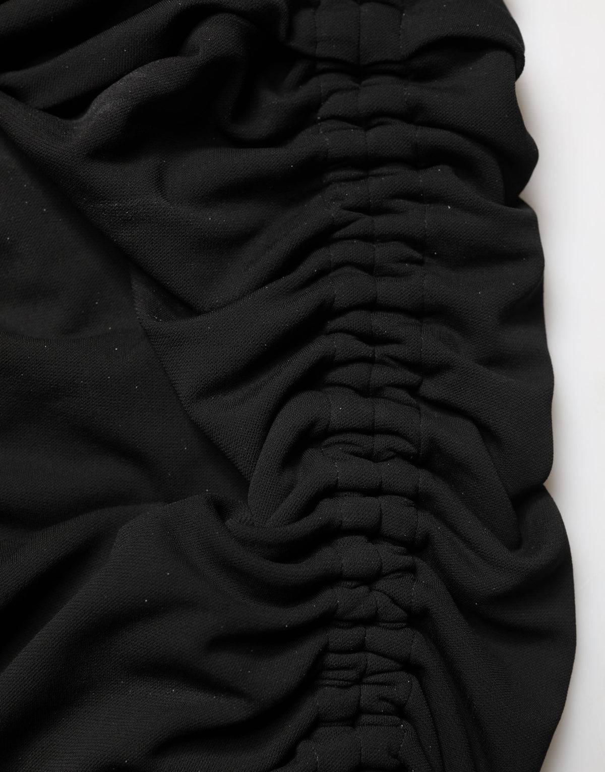 Dolce & Gabbana Black Jersey Calf Length Cut-Out Ruched Women's Dress (Pre-Owned)