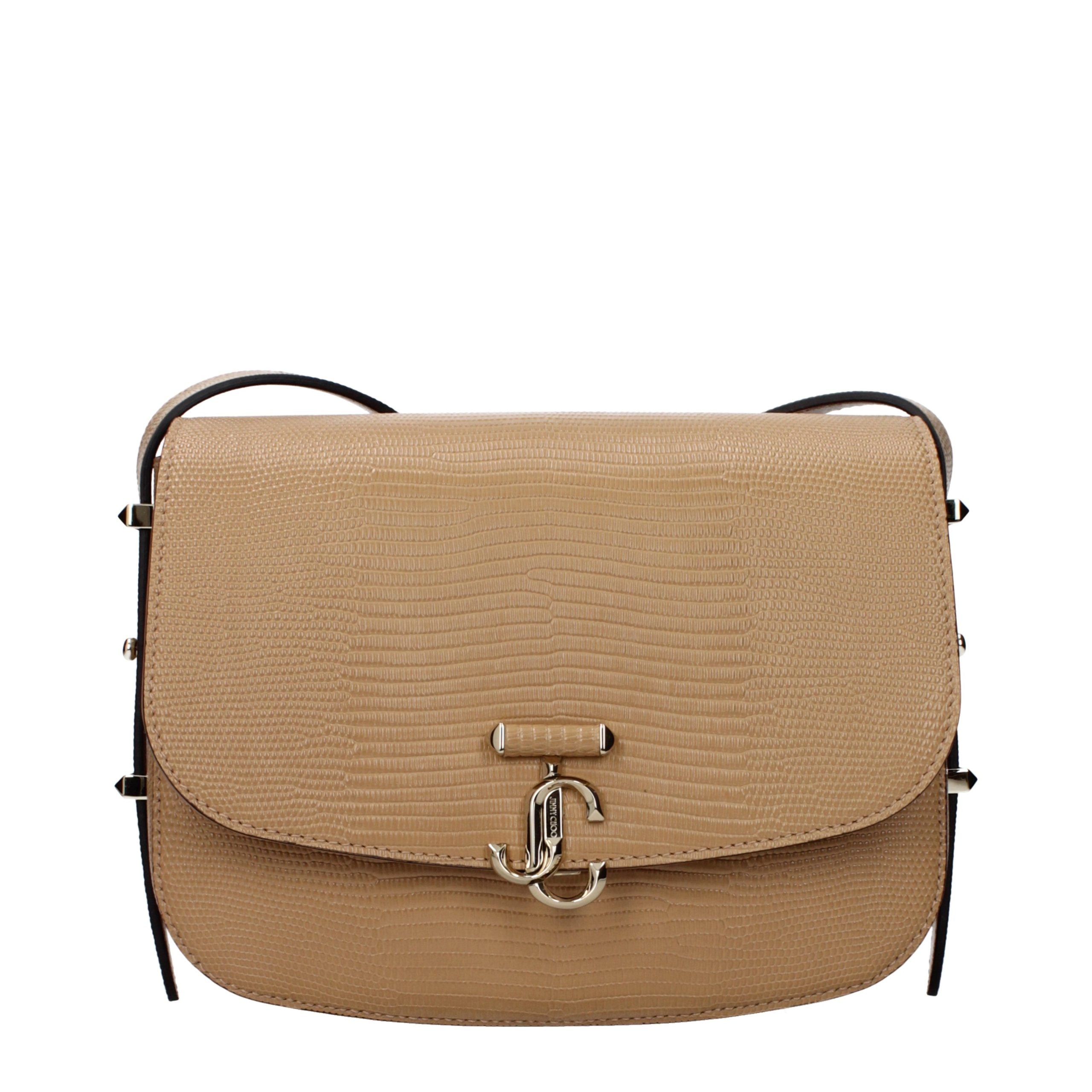 Jimmy Choo Brown Leather Crossbody Women's Bag
