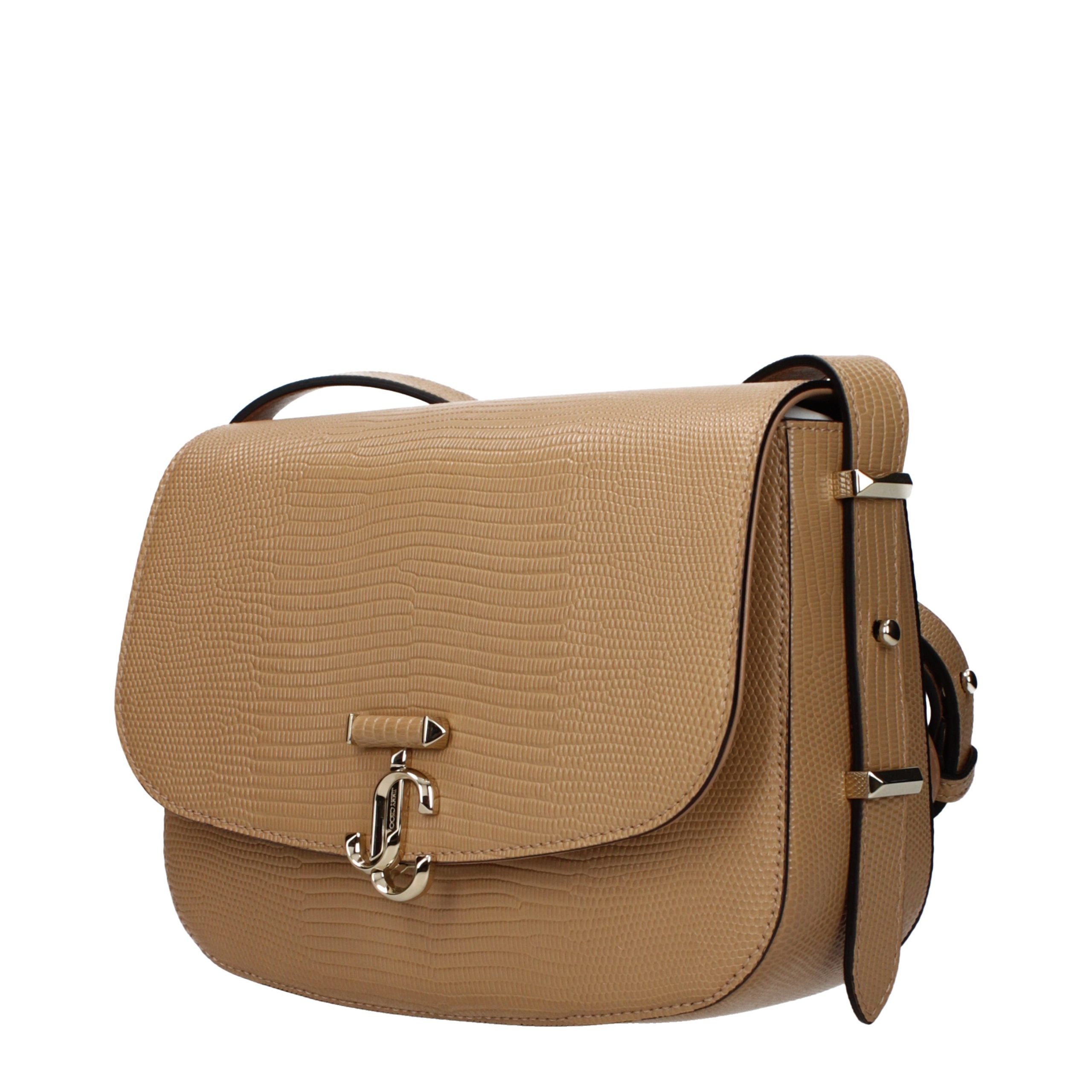 Jimmy Choo Brown Leather Crossbody Women's Bag