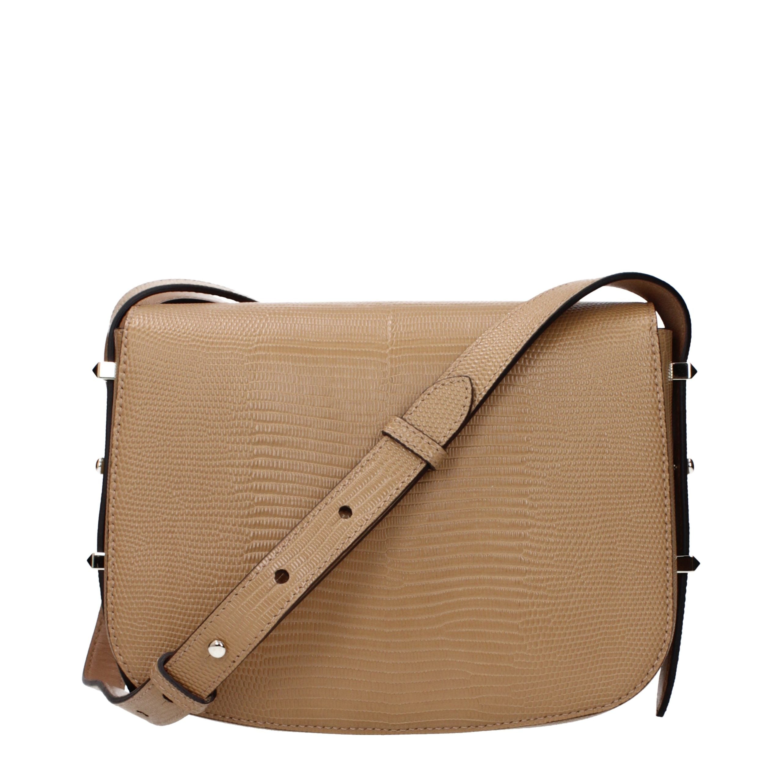 Jimmy Choo Brown Leather Crossbody Women's Bag