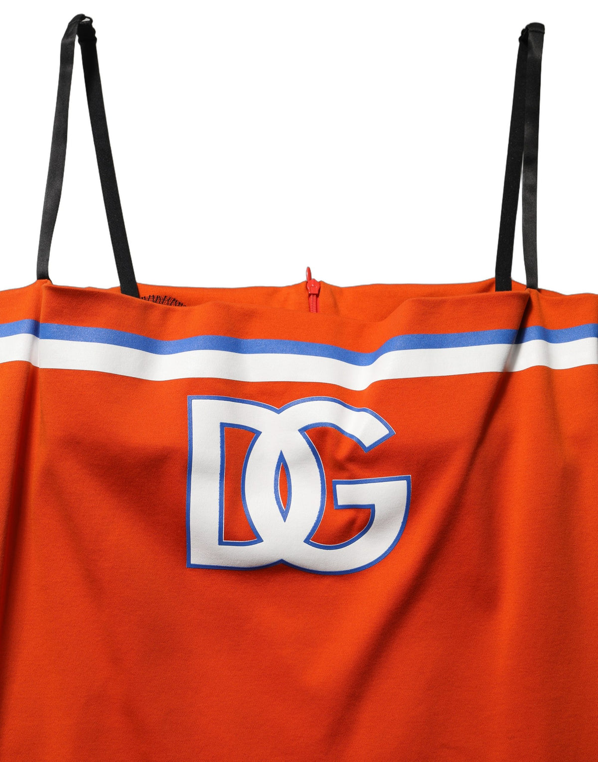 Dolce & Gabbana Orange Cotton Superbowl Football Inspired Mini Women's Dress