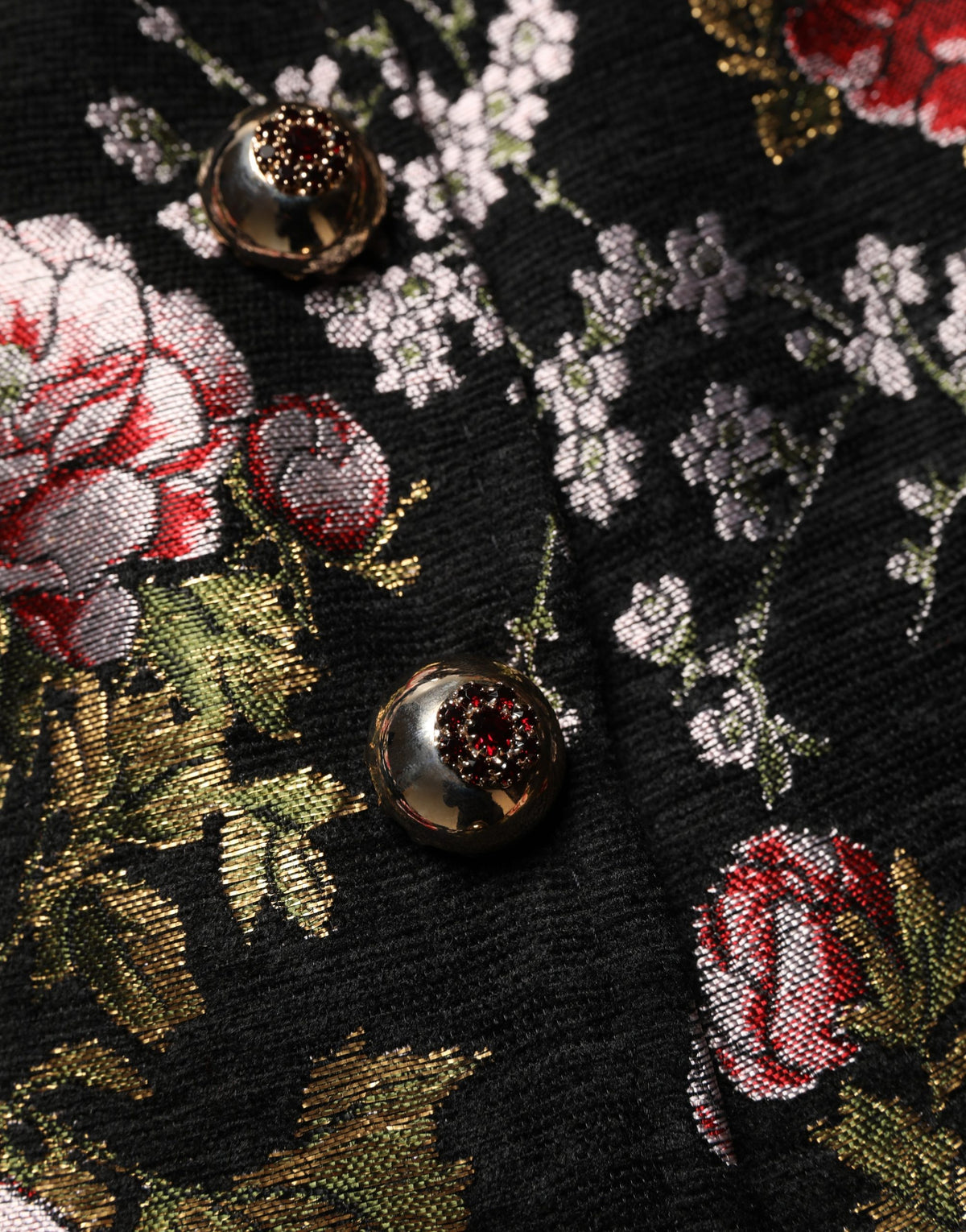 Dolce & Gabbana Multicolor Floral Brocade Blazer Women's Jacket