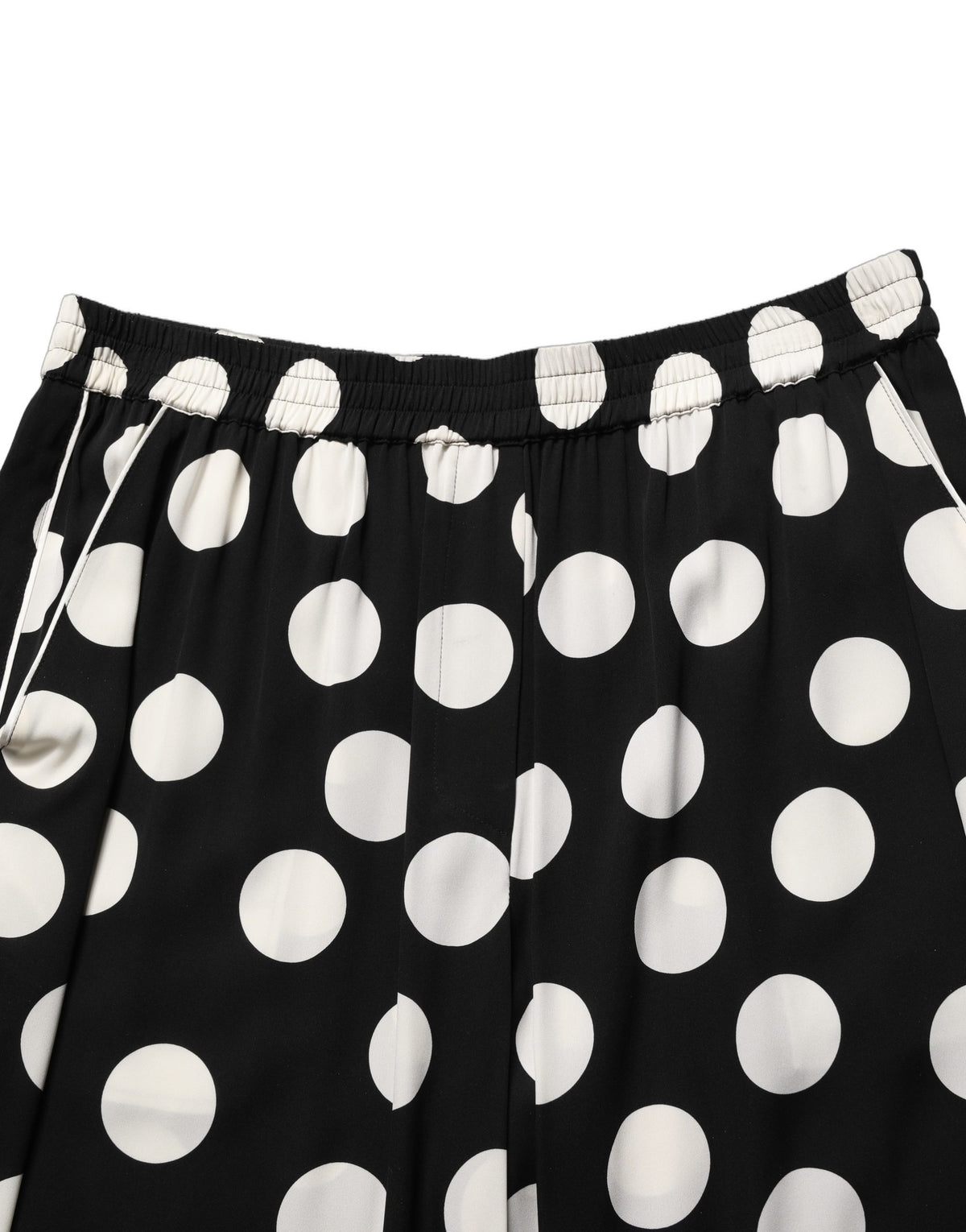 Dolce & Gabbana Black White Polka Dot Pajama 2 Piece Set Women's Sleepwear