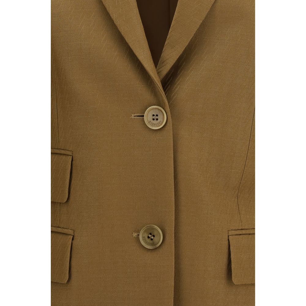 Burberry Multicolor Lamb Ovis Aries Aries Women's Blazer