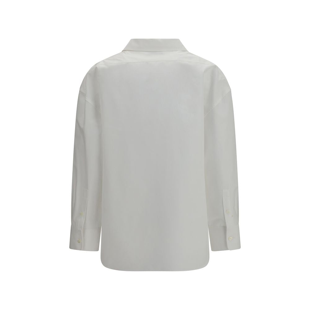 Givenchy White Cotton Dress Women's Shirt