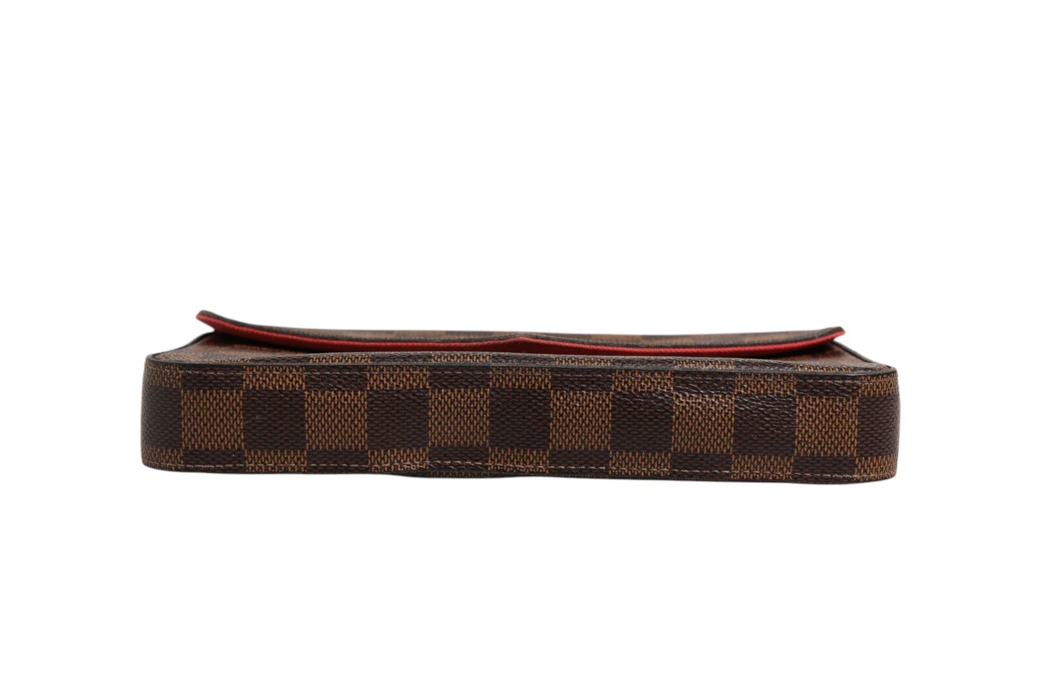 Louis Vuitton Damier Ebene Pochette Felice Chain Women's Wallet (Pre-Owned)