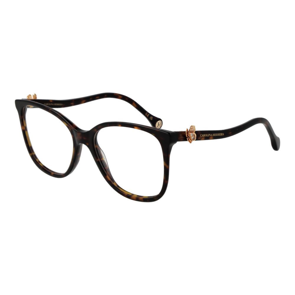 Carolina Herrera Brown Acetate Glasses Women's (Frames)
