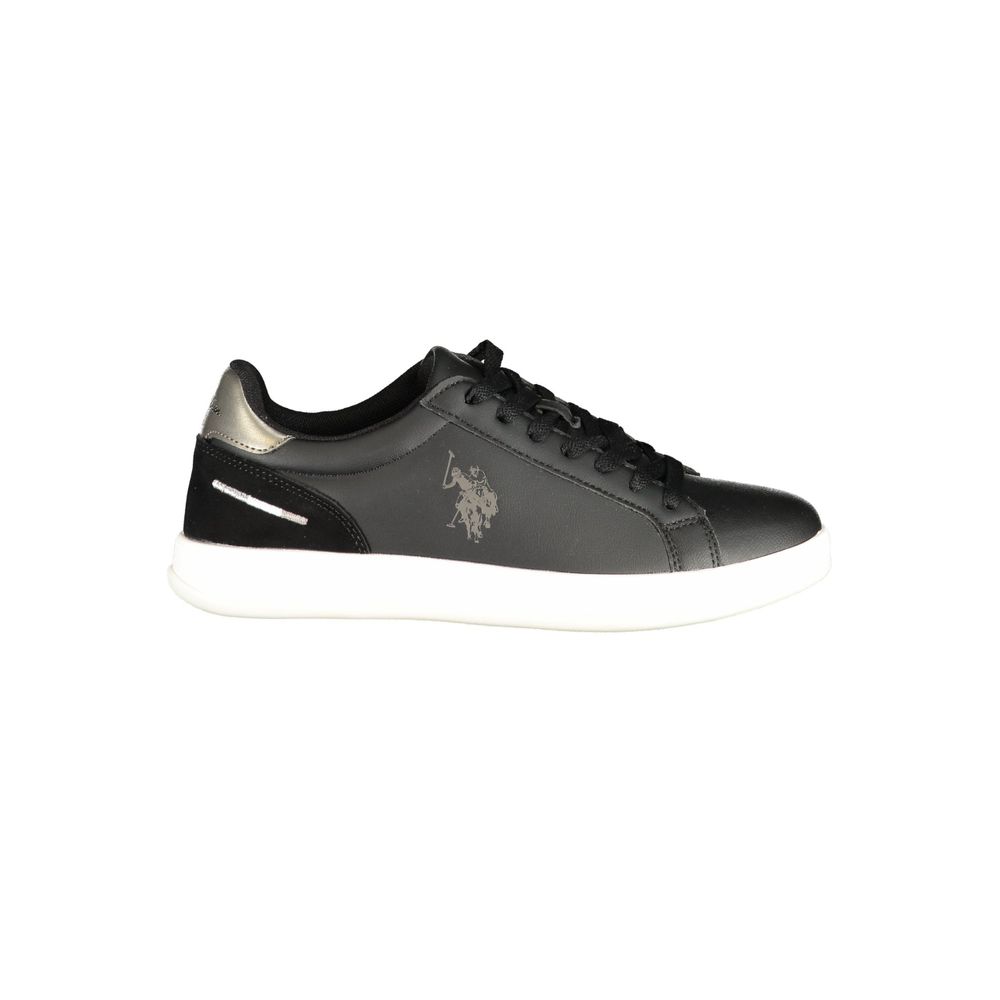U.S. POLO ASSN. Black Polyurethane Women's Women's Sneaker