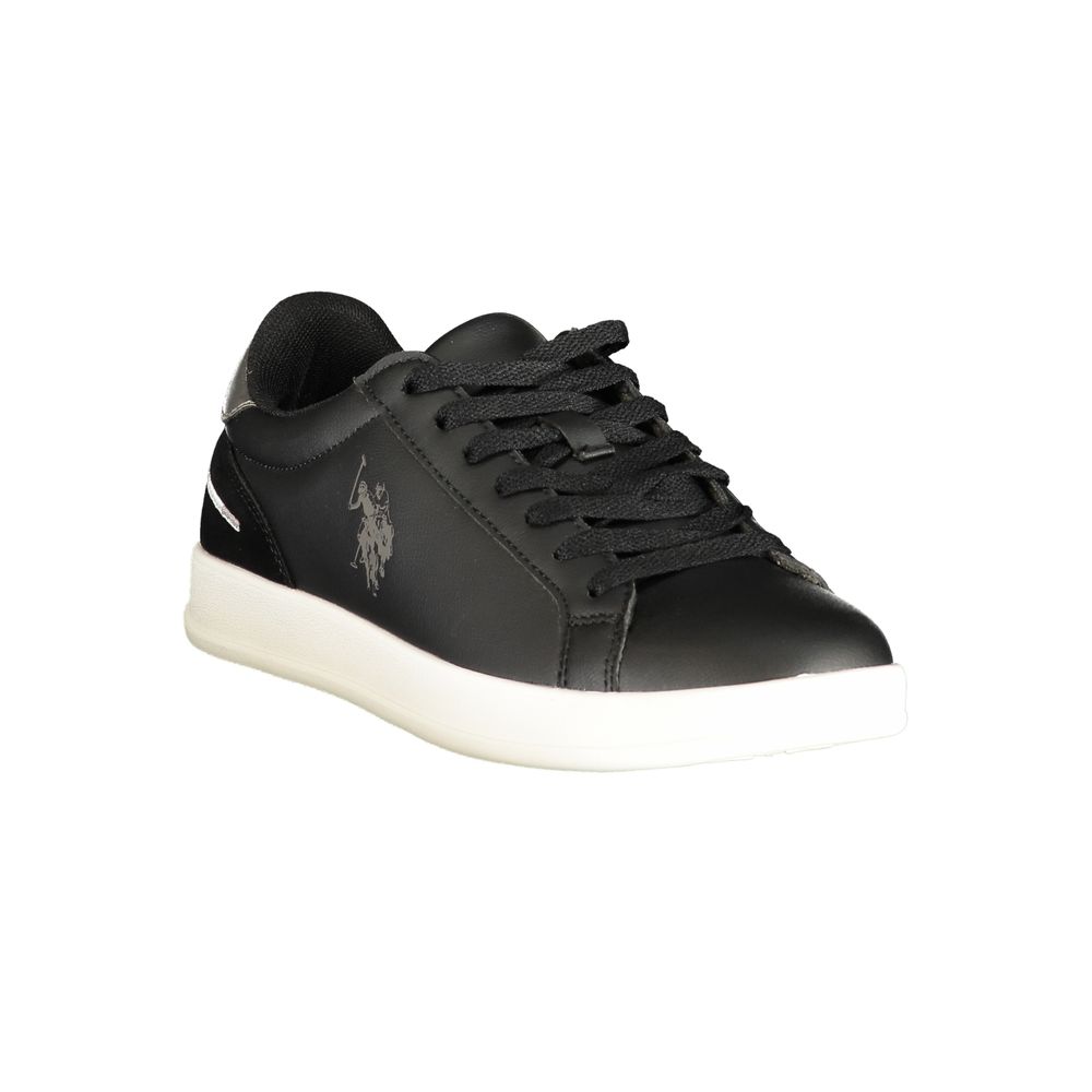 U.S. POLO ASSN. Black Polyurethane Women's Women's Sneaker