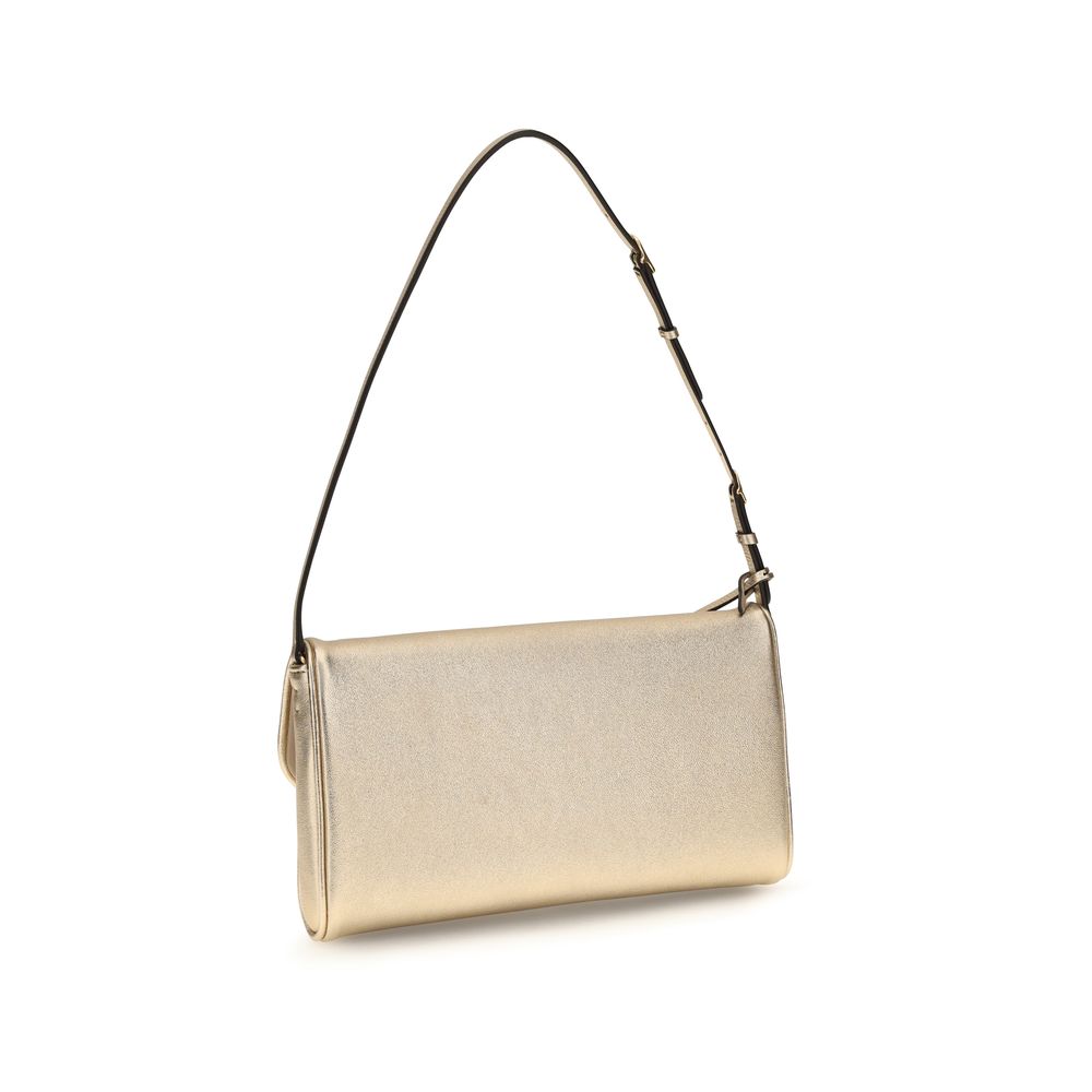Valentino Garavani Gold Lamb Ovis Aries Aries Shoulder Women's Bag