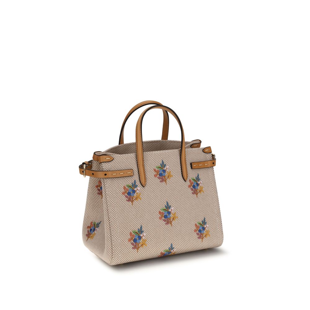 Valentino Garavani Beige Cotton Women's Handbag