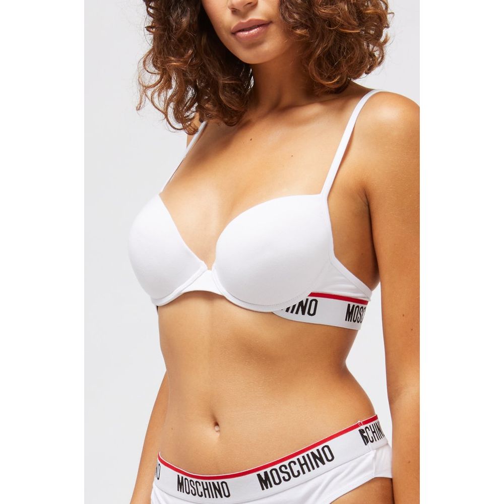 Moschino White Cotton Women's Bra