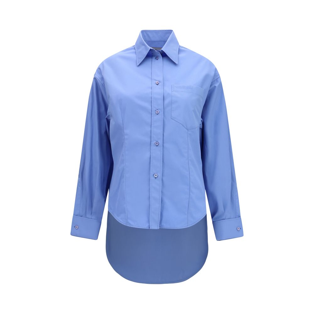 Balenciaga Blue Cotton Women's Shirt