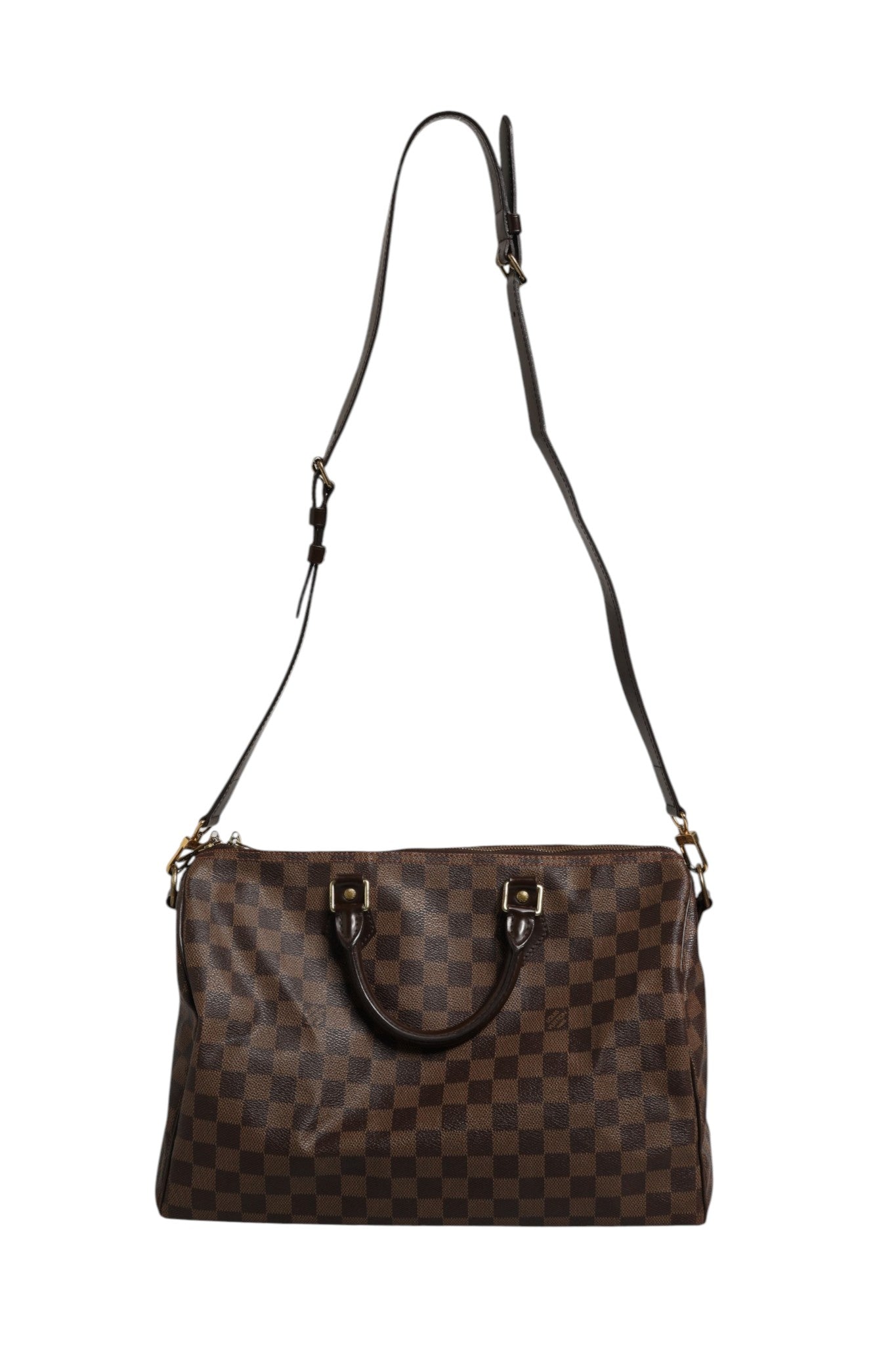 Louis Vuitton Speedy Bandoulière 35 Damier Women's Ebene (Pre-Owned)