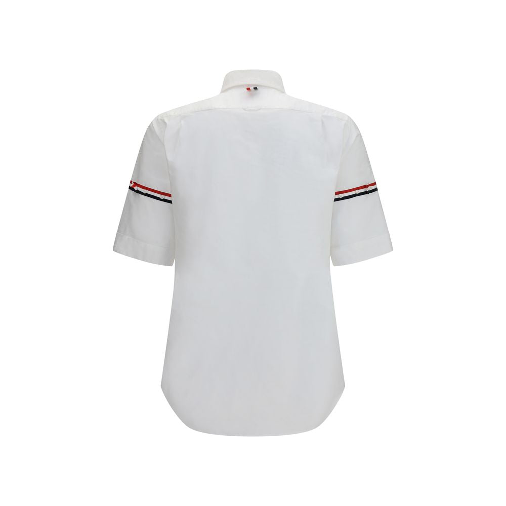 Thom Browne White Cotton Shortsleeve Men's Shirt