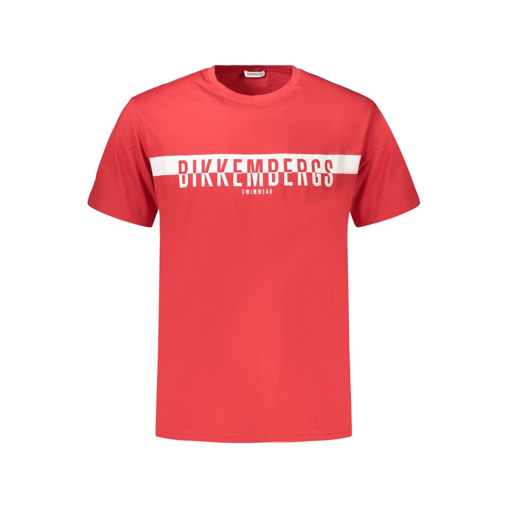 Bikkembergs Bianco Cotton Men Men's T-Shirt