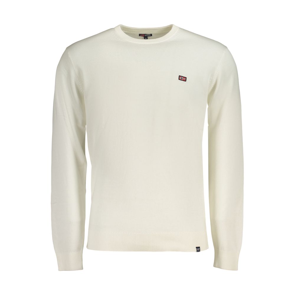 Norway 1963 Bianco Cotton Men's Men's Maglia