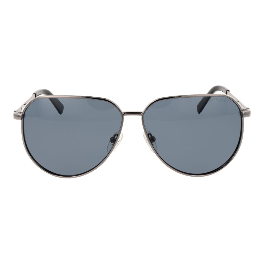 Guess Gray Metal Men's Sunglasses