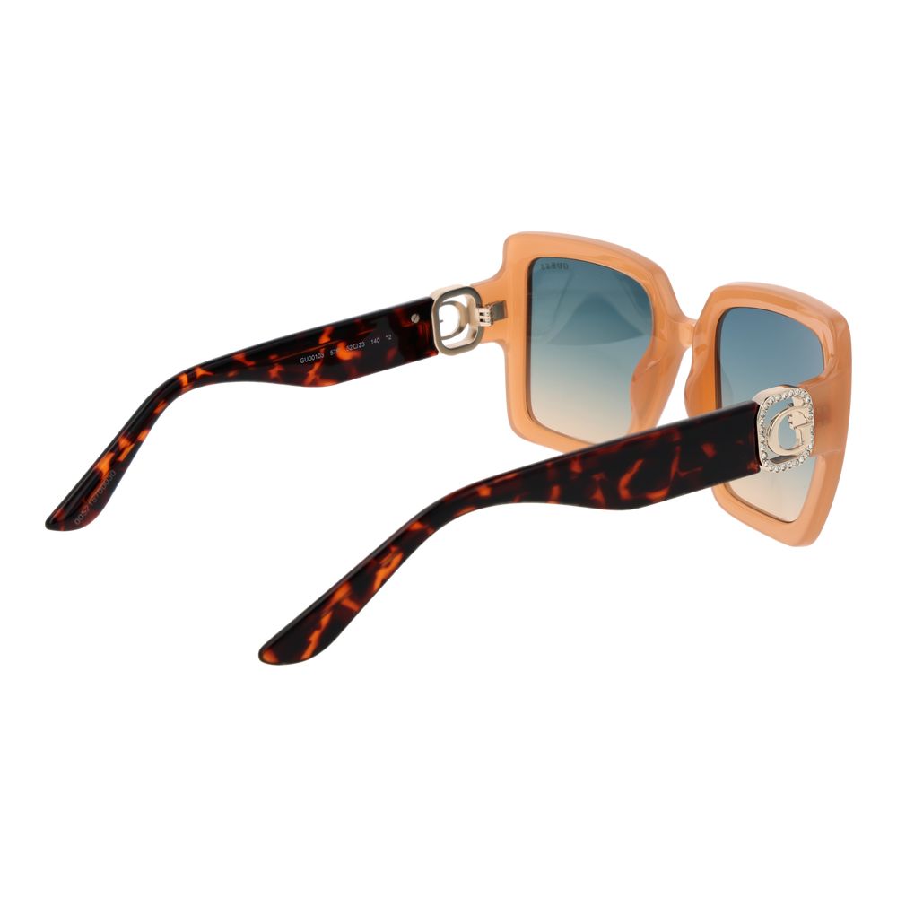 Guess Beige Plastic Women's Sunglasses