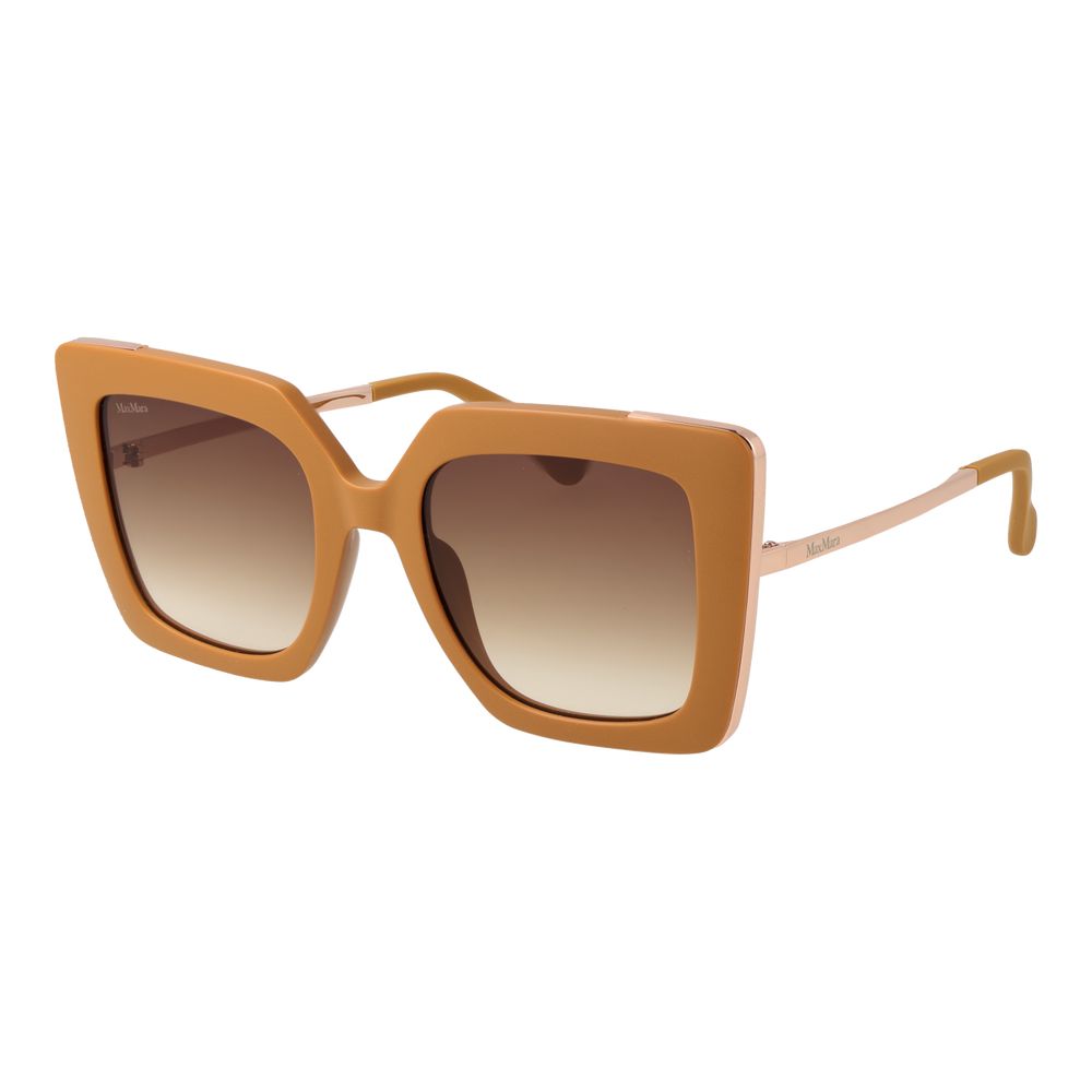 Max Mara Brown Plastic Women's Sunglasses