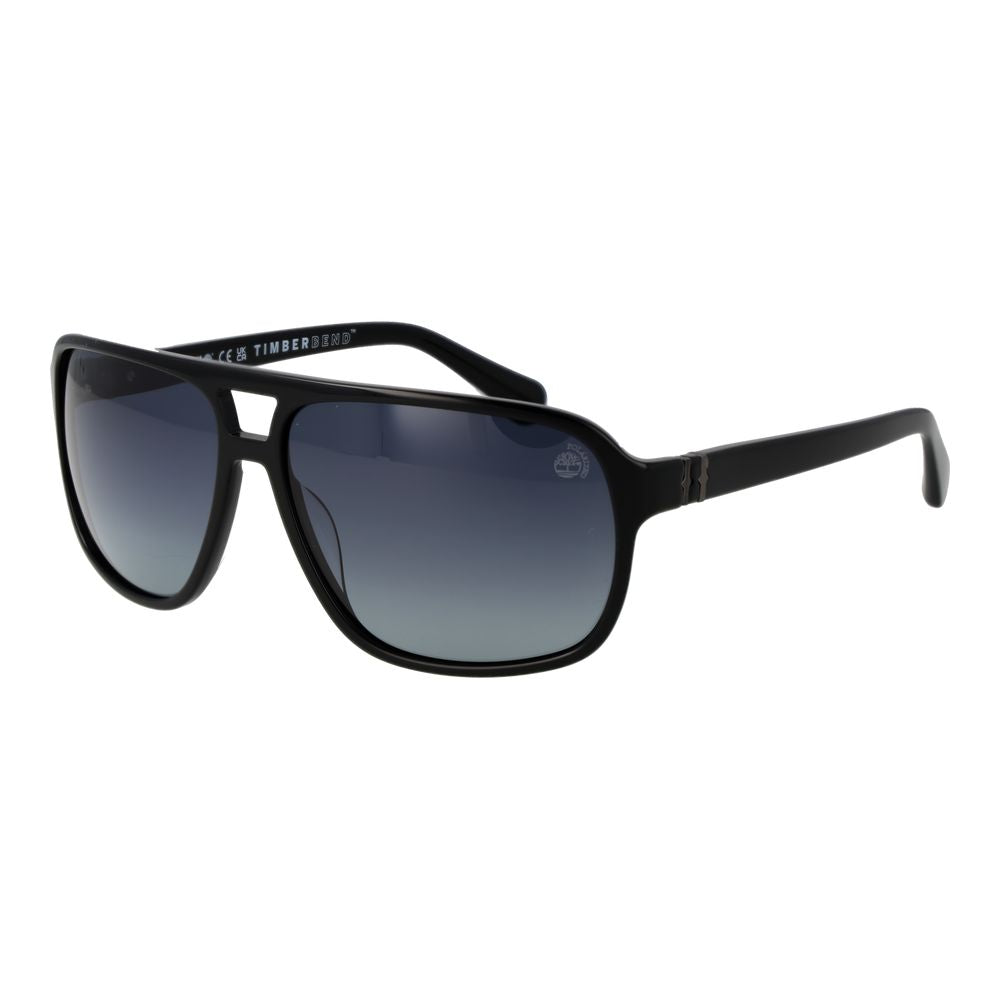 Timberland Black Acetate Men's Sunglasses